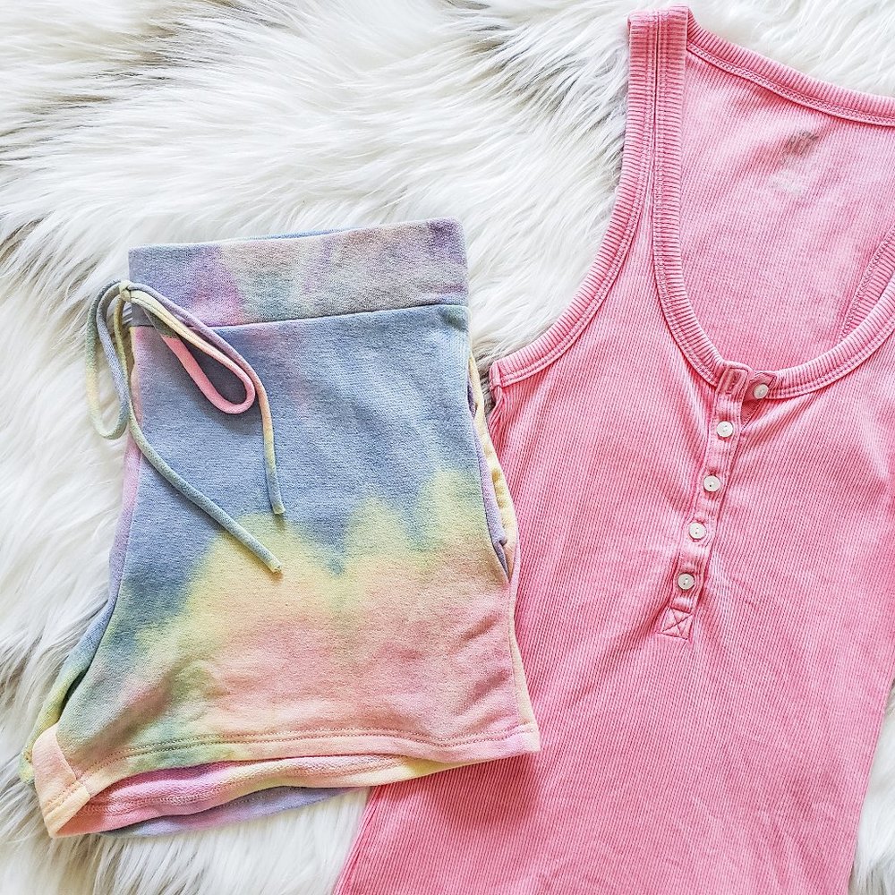 NWOT Tie Dye Lounge Shorts